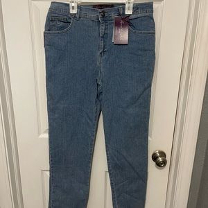 Gloria Vanderbilt Amanda Classic Fit Stretch High-Rise Jeans NWT 14 Petite